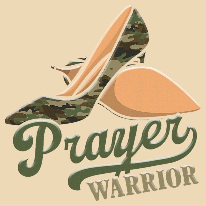 Camo Heels Prayer Warrior Faith God Jesus Christian Women Bag