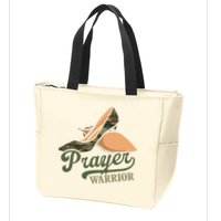 Camo Heels Prayer Warrior Faith God Jesus Christian Women Zip Tote Bag