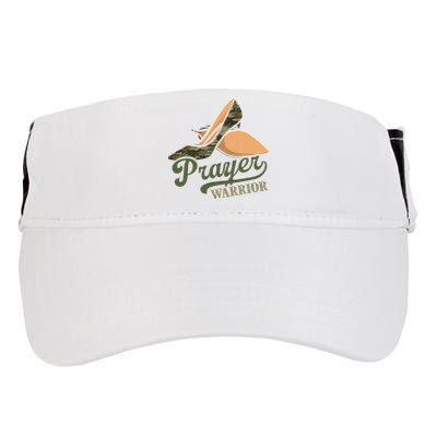 Camo Heels Prayer Warrior Faith God Jesus Christian Women Adult Drive Performance Visor