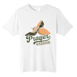 Camo Heels Prayer Warrior Faith God Jesus Christian Women Tall Fusion ChromaSoft Performance T-Shirt