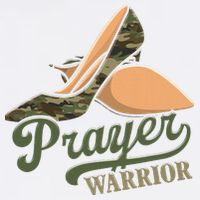 Camo Heels Prayer Warrior Faith God Jesus Christian Women Flat Bill Trucker Hat