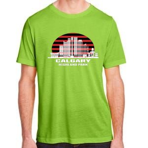 Calgary Highland Park Canada Skyline Adult ChromaSoft Performance T-Shirt