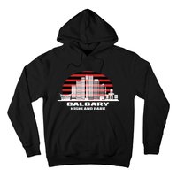 Calgary Highland Park Canada Skyline Hoodie