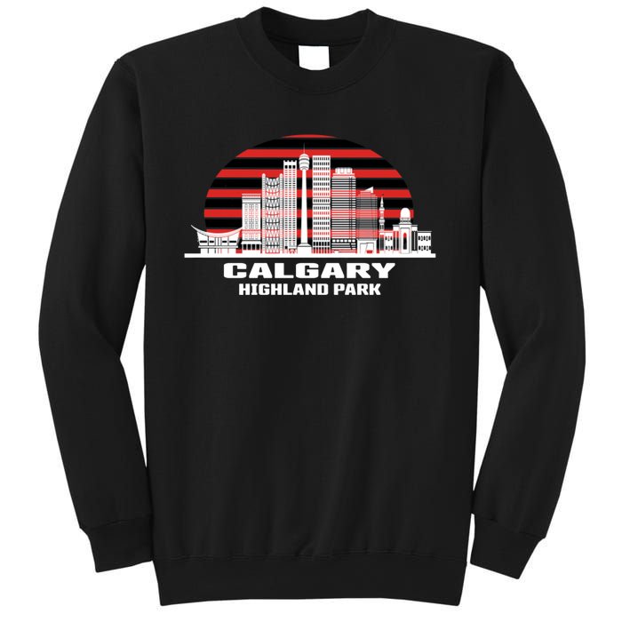 Calgary Highland Park Canada Skyline Sweatshirt