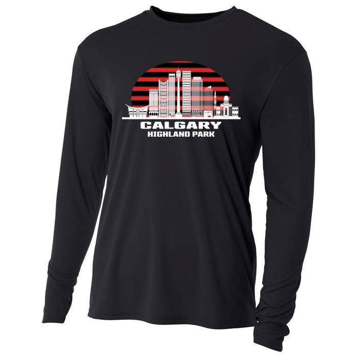 Calgary Highland Park Canada Skyline Cooling Performance Long Sleeve Crew