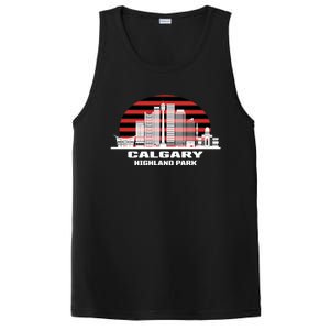 Calgary Highland Park Canada Skyline PosiCharge Competitor Tank