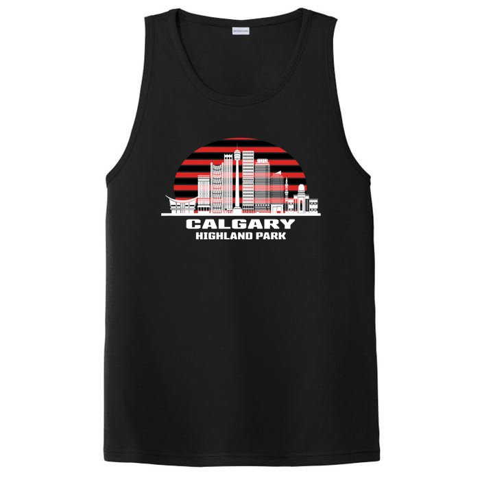 Calgary Highland Park Canada Skyline PosiCharge Competitor Tank