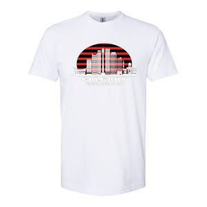 Calgary Highland Park Canada Skyline Softstyle CVC T-Shirt