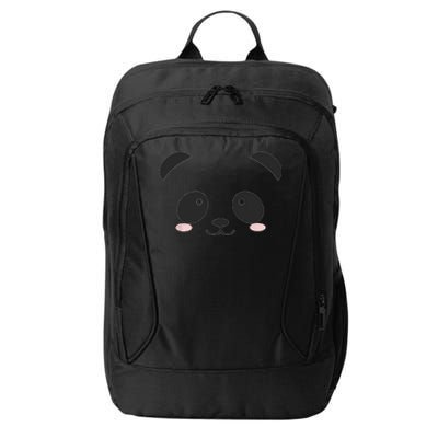 Cute Halloween Panda Bear Face Costume Gift City Backpack