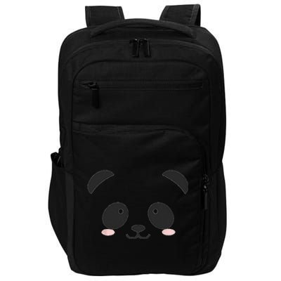 Cute Halloween Panda Bear Face Costume Gift Impact Tech Backpack