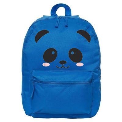 Cute Halloween Panda Bear Face Costume Gift 16 in Basic Backpack