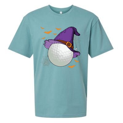 Cwitch Hat Pumpkin Spooky Halloween Costume Sueded Cloud Jersey T-Shirt