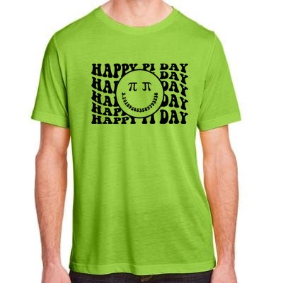 Cool Happy Pi Day Smiley Face Adult ChromaSoft Performance T-Shirt