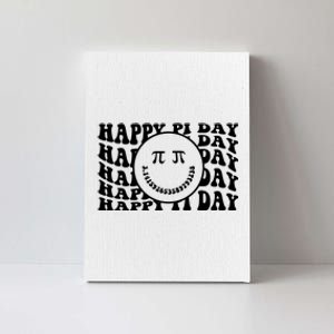 Cool Happy Pi Day Smiley Face Canvas