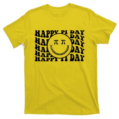 Cool Happy Pi Day Smiley Face T-Shirt