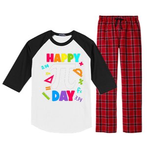 Cool Happy Pi Day Raglan Sleeve Pajama Set