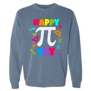 Cool Happy Pi Day Garment-Dyed Sweatshirt