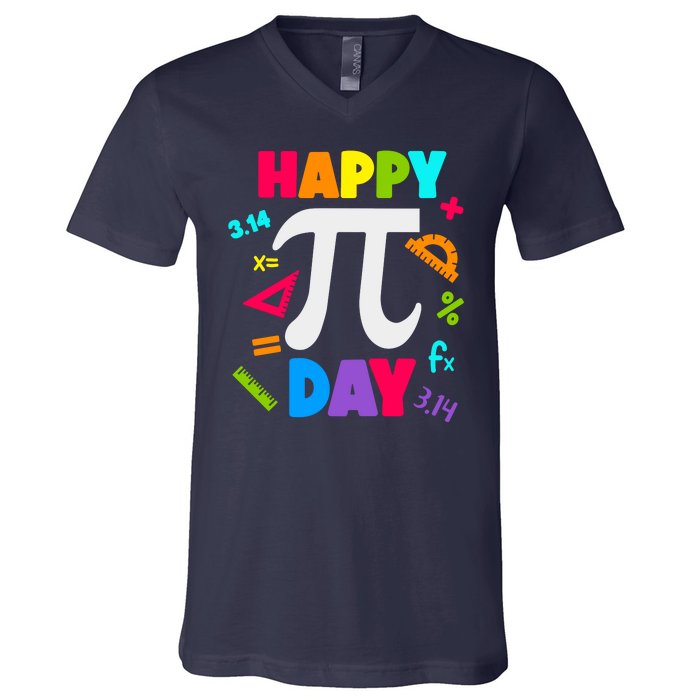 Cool Happy Pi Day V-Neck T-Shirt