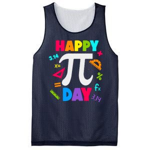 Cool Happy Pi Day Mesh Reversible Basketball Jersey Tank