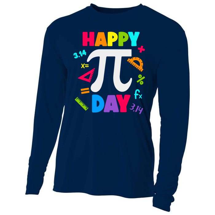 Cool Happy Pi Day Cooling Performance Long Sleeve Crew