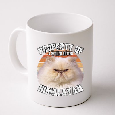 Cat Himalayan Property Vintage Eighties Style Cat Retro Gift Cute Dog Coffee Mug