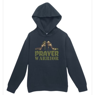 Camo Heels Prayer Warrior Faith God Jesus Urban Pullover Hoodie