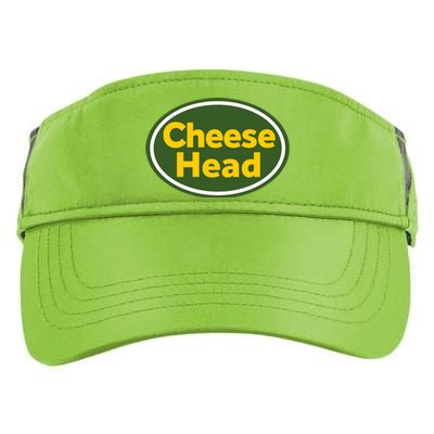 Cheese Head Packer Football Adult Drive Performance Visor