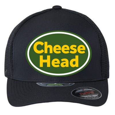 Cheese Head Packer Football Flexfit Unipanel Trucker Cap