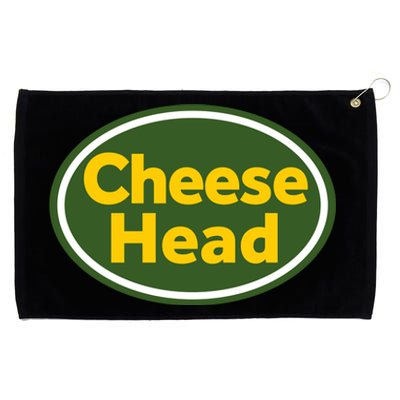 Cheese Head Packer Football Grommeted Golf Towel