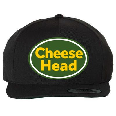 Cheese Head Packer Football Wool Snapback Cap