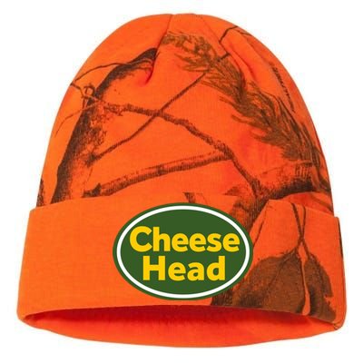 Cheese Head Packer Football Kati Licensed 12" Camo Beanie