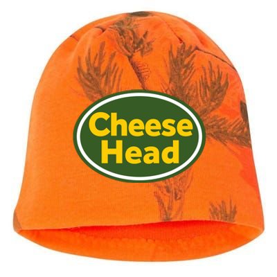 Cheese Head Packer Football Kati - Camo Knit Beanie