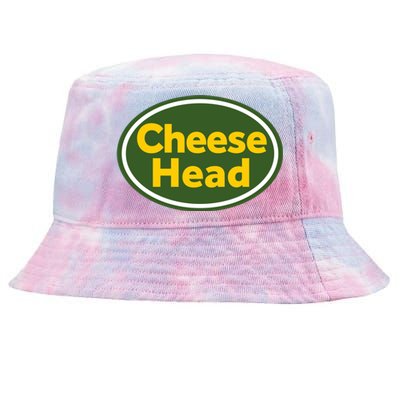 Cheese Head Packer Football Tie-Dyed Bucket Hat