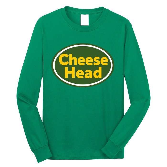 Cheese Head Packer Football Long Sleeve Shirt