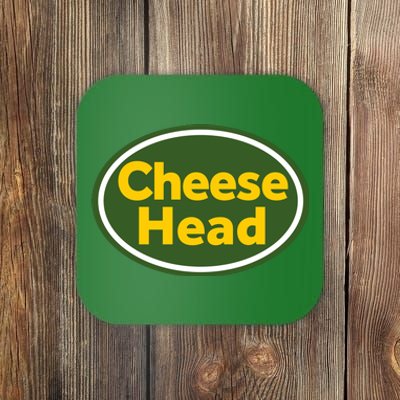 Cheese Head Packer Football Coaster