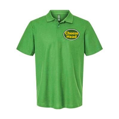 Cheese Head Packer Football Softstyle Adult Sport Polo