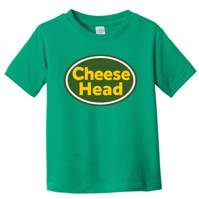 Cheese Head Packer Football Toddler T-Shirt