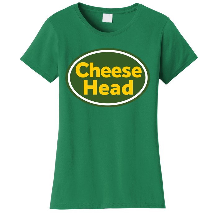 Cheese Head Packer Football Women's T-Shirt