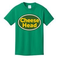 Cheese Head Packer Football Kids T-Shirt