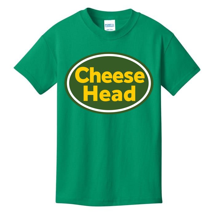 Cheese Head Packer Football Kids T-Shirt