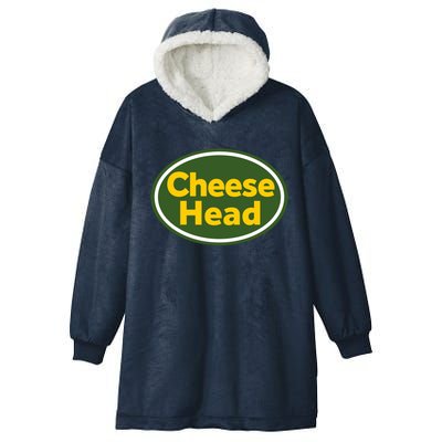 Cheese Head Packer Football Hooded Wearable Blanket