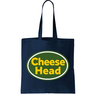 Cheese Head Packer Football Tote Bag