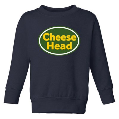 Cheese Head Packer Football Toddler Sweatshirt