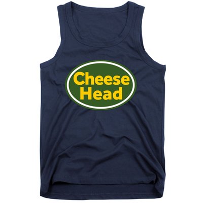 Cheese Head Packer Football Tank Top