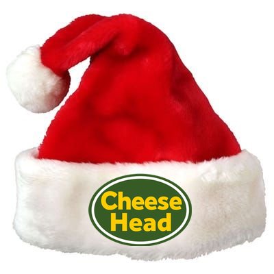 Cheese Head Packer Football Premium Christmas Santa Hat