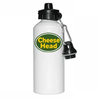 Cheese Head Packer Football Aluminum Water Bottle