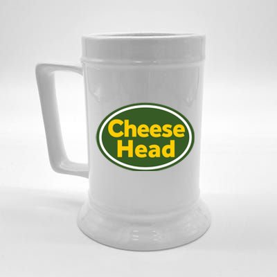 Cheese Head Packer Football Beer Stein