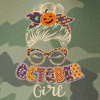 Cute Halloween Patterns October Girl Legacy Tie Dye Trucker Hat