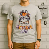 Cute Halloween Patterns October Girl T-Shirt