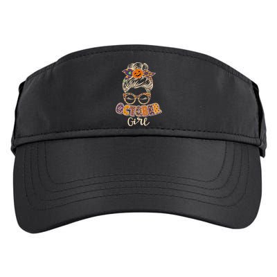 Cute Halloween Patterns October Girl Adult Drive Performance Visor